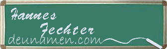 Hannes Fechter Visitenkarte
